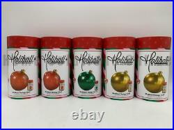 Pottery Barn Decorative Holiballs Inflatable Oversized Ornaments 18D S/5 #X715