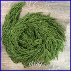 Pottery Barn Faux Cedar Mantel Swag Green Soft Plastic 2 Garlands 8 Ft Each
