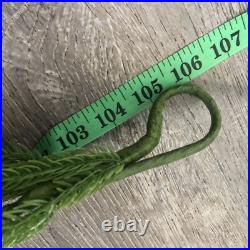 Pottery Barn Faux Cedar Mantel Swag Green Soft Plastic 2 Garlands 8 Ft Each