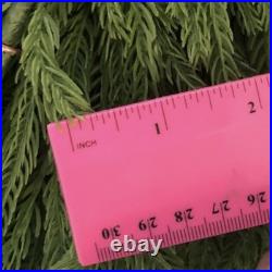 Pottery Barn Faux Cedar Mantel Swag Green Soft Plastic 2 Garlands 8 Ft Each