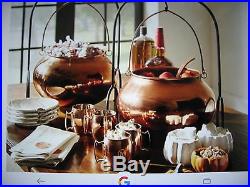 Pottery Barn Halloween Copper Candy Cauldron With Stand