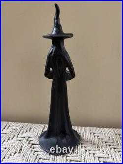 Pottery Barn Halloween Single Witch Candle Holder Black NEW NOT A DUPE Pottery Barn Halloween Single Witch Candle Holder Black NEW NOT A DUPE