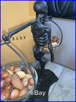 Pottery Barn Halloween WALKING DEAD BOWL CONDIMENT SNACK SET New in Box Skel