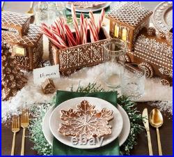 Pottery Barn Handcrafted Ceramic Gingerbread Train