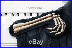 Pottery Barn Hanging Skeleton With Black Drape -nib- Bring Creepy To New Heights