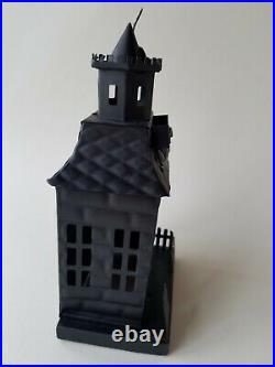 Pottery Barn Haunted Halloween Houses Metal Small Meduim Large S/3 #4645A