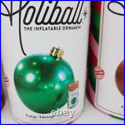 Pottery Barn Holiball Set Of 3 Inflatable 30 Ornaments