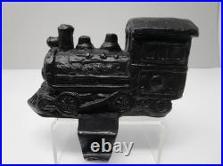 Pottery Barn Holiday 4 Pc Train Stocking Holders Bronze Finish in Orig Boxes Pottery Barn Holiday 4 Pc Train Stocking Holders Bronze Finish in Orig Boxes