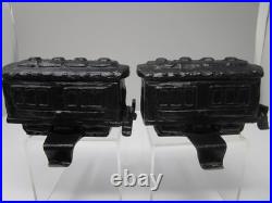 Pottery Barn Holiday 4 Pc Train Stocking Holders Bronze Finish in Orig Boxes Pottery Barn Holiday 4 Pc Train Stocking Holders Bronze Finish in Orig Boxes