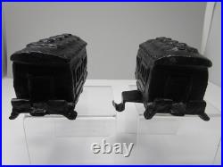 Pottery Barn Holiday 4 Pc Train Stocking Holders Bronze Finish in Orig Boxes Pottery Barn Holiday 4 Pc Train Stocking Holders Bronze Finish in Orig Boxes