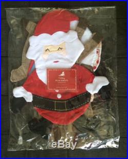Pottery Barn Kids Holiday Placemats 4 Set Christmas Santa Elf Snowman Reindeer
