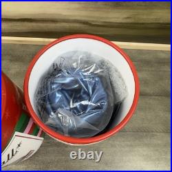 Pottery Barn Large Frosty Blue and Silver Decorative Holiballs Christmas Set/3