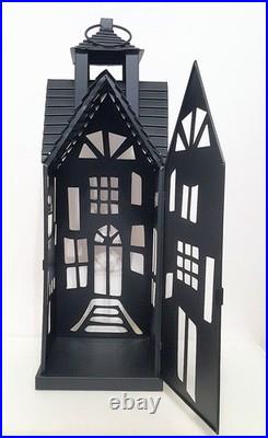 Pottery Barn Large Haunted House Lantern 30 NIB Halloween Luminary Holiday
