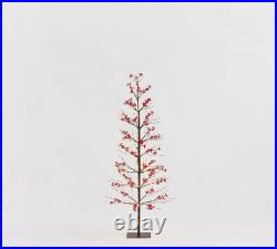 Pottery Barn Light Up Twinkling Twig Berry Tree Pre-Lit LED Holiday Décor Home