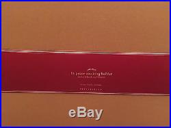 Pottery Barn Lit Bronze PEACE Christmas Stocking Holder NEW In Box