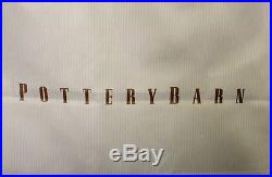 Pottery Barn Lit Bronze Word Peace Stocking Holder NEW IN BOX