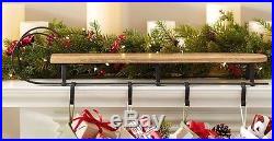 Pottery Barn MANTLE SLEIGH STOCKING HOLDER Christmas Tobaggan New with tag