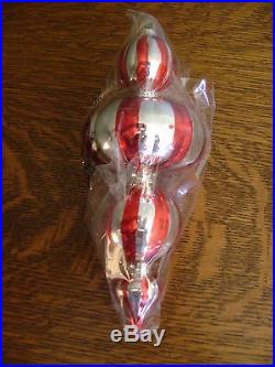 Pottery Barn Peppermint Finial Ornament SOLD OUT@PB