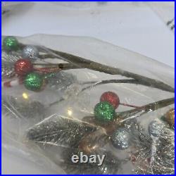 Pottery Barn Peppermint Twist Bauble String Lights GARLAND- 6 ft New in Package