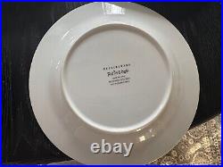 Pottery Barn Rudolph Dining Platter, plates FULL SET Christmas Retired 2003