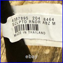 Pottery Barn Sculpted Bronze Reindeer Set Medium 18 & Small 8 Rustic Christmas