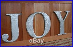 Pottery Barn Silver Joy Letters Nib Welcome The Holidays In A Big Way