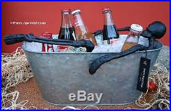 Pottery Barn Skeleton Bath Party Bucket -nib- Ready For A Night Of Just Chilling