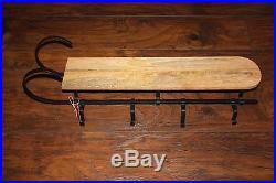 Pottery Barn Sleigh Mantle Stocking Holder Christmas New with tags Tobaggan
