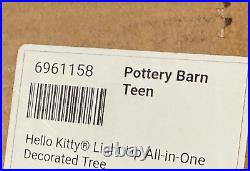 Pottery Barn Teen Hello Kitty Light Up All In One Decorated Tree Rare