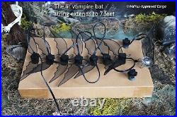 Pottery Barn Vampire Bat String Lights -nib- Spread Some Dread Across Any Space