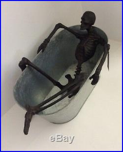 Pottery Barn WALKING DEAD Skeleton Bath Party Bucket Halloween New with Tags
