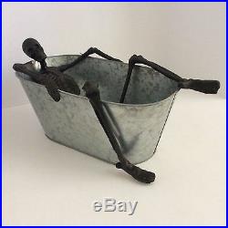 Pottery Barn WALKING DEAD Skeleton Bath Party Bucket NEW WITH TAGS