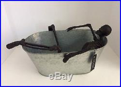 Pottery Barn WALKING DEAD Skeleton Bath Party Bucket NEW WITH TAGS