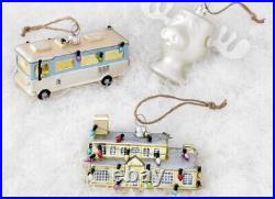 Pottery barn national lampoon's christmas vacation ornament set of 3 new
