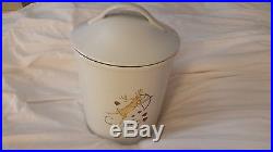 Pottery barn reindeer cupid cookie jar / ice bucket
