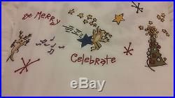 Pottery barn reindeer tablecloth 70x108