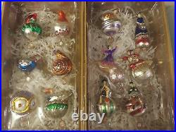Potterybarn Twelve Days of Christmas Mercury Glass Ornaments 12 Days New In Box