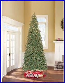 Pre-Lit 12′ Pine Artificial Christmas Tree Xmas Holidays Decor, Clear Lights