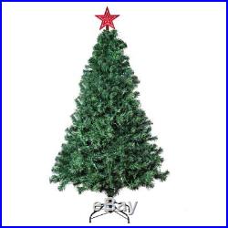 Pre-Lit 6' Big Christmas Artificial Pine Tree Multi color LED lights with Stand