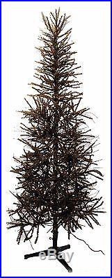 Pre-Lit 6 ft German Twig Pine Tree Christmas Country Metal Base NEW XT7F0004