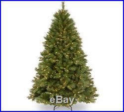 Pre-Lit 7-1/2' Green Pine Artificial Christmas Tree with 500 Clear Lights