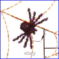 Pre-Lit 90 Twinkling Spider Web For indoor or outdoor use