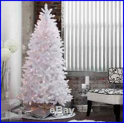 Pre Lit Artificial Christmas Tree 7.5' Holiday Decor Living Room Multi Color LED