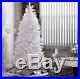 Pre Lit Artificial Christmas Tree 7.5′ Holiday Decoration Living Room White LED
