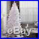 Pre Lit Artificial Christmas Tree 7.5' Holiday Decoration Living Room White LED