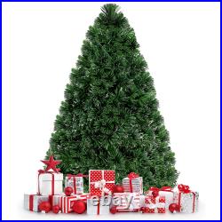 Pre-Lit Artificial Christmas Tree Fiber Optic Tree Green