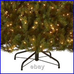 Pre-Lit Artificial Full Christmas Tree Green Dunhill Fir White Lights Include