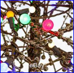 Pre-Lit Christmas Branch Tree Indoor Outdoor Artificial Holiday Xmas Decoration