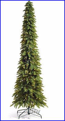 Pre-Lit Slim Holiday Pencil Tree Artificial Christmas Tree Pine 5′ Ft ...