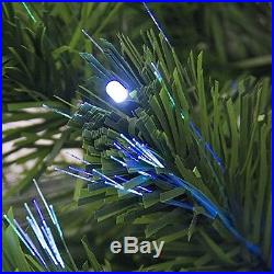 Pre-lit Christmas Tree Artificial Indoor Decoration Led Multicolor Lights Stand